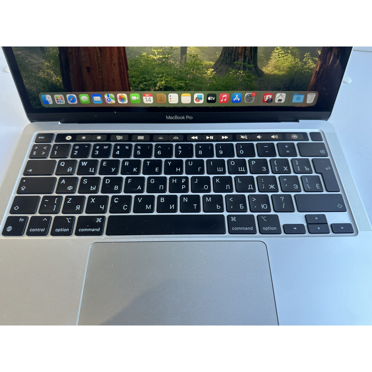 Купить MacBook Pro 13 2020 M1 8Гб/512Гб Серебристый Б/У